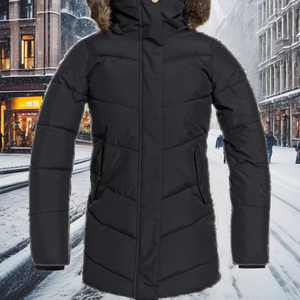 Blouson matelassé unisexe grande taille personnalisé en nylon imperméable réversible avec broderie en dentelle, épais et chaud pour l'hiver - Product Image 2
