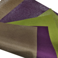 Tissu Oxford 1680D à double brin 100% polyester de haute qualité avec revêtement en caoutchouc Yuli, adapté aux bagages et aux sacs de randonnée