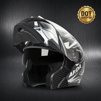 Casques de moto AD, casques de sécurité à face ouverte pour adultes, matériau ABS, protection de la tête pour motocross, moto, fabricant direct