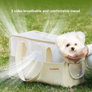 Sac à crottes étanche de grande capacité pour chiens et chats pour l'extérieur Transporteur de transport portable pour animaux de compagnie - Product Image 3