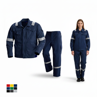 Combinaison de travail pour homme avec logo personnalisé, bleu marine, uniforme de sécurité réfléchissant, multi-poches, combinaison de mécanicien, tenue de travail robuste