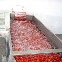Ligne de fabrication de pâte de tomate industrielle Ligne de production de sauce tomate Ligne de production de pâte de tomate pour 15 tonnes/h