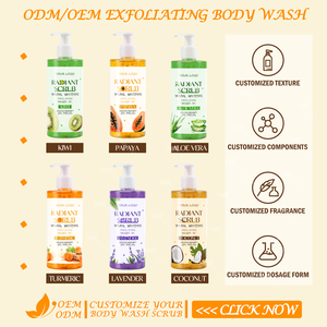 Exfoliante Corporal Original OEM con <span class=keywords><strong>Coco</strong></span>, Limón, Miel y Karité, <span class=keywords><strong>Gel</strong></span> de Ducha Blanqueador y Exfoliante para el Cuerpo - Product Image 3