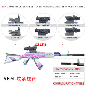 ปืน <span class=keywords><strong>AKM</strong></span> รุ่นใหม่ปี 2022 ขายตรงจากโรงงาน ผลิตจากโลหะผสมสังกะสี สำหรับสะสมและตกแต่ง - Product Image 5