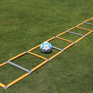 Escalera de Agilidad para Entrenamiento de Velocidad de Fútbol YOTO, Material ABS, Color Naranja, Suave, Fija, para Coordinación Física, Obstáculos, Marco de Entrenamiento, Rejilla de Fitness - Product Image 3