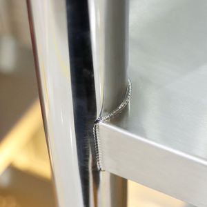 Xiangming Thương Mại Thép Không Gỉ Nhà Bếp Bàn Làm Việc Bàn Ghế Bàn Bằng Gỗ Cho Bánh Mì - Product Image 4