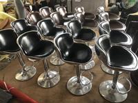 Chaise en cuir rétro industrielle Aviator avec fonction de refroidissement, style loft, pour salon, appartement et salle à manger