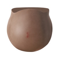 Vente Flash : Prothèse Ventre de Grossesse Réaliste en Silicone (3-6-9 Mois) Grande Taille pour Spectacles et Cosplay