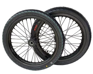 Kit de Neumáticos <span class=keywords><strong>Supermoto</strong></span> de 17 Pulgadas de Alto Agarre, Reemplazo para Conversión de Pista Urbana, para Motocicleta Eléctrica Sur-Ron Light Bee de Doble Propósito - Product Image 1