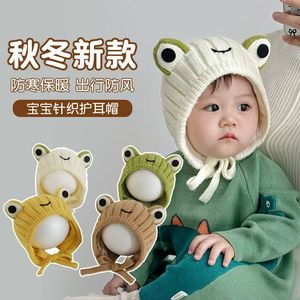 Xi Boyu Bonnet pour bébé en fibre acrylique, chapeau d'hiver chaud avec oreilles d'ours pour les tout-petits de 0 à 2 ans - Product Image 2