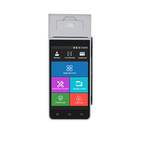 Terminal de Punto de Venta con Sistema POS Z90 Android 7.1, Compatible con Aplicaciones de Demostración y SDK, Lector de Tarjetas Móvil Portátil con Lector Magnético/Chip/NFC