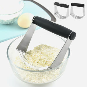 Cortador de masa de acero inoxidable para hornear, herramienta para mezclar harina y mantequilla con mango ergonómico, equipo de repostería duradero para cocina - Product Image 1