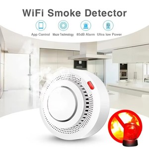 Détecteur <span class=keywords><strong>de</strong></span> fumée intelligent Wi-Fi Graffiti <span class=keywords><strong>avec</strong></span> contrôle par application, alarme incendie pour maisons connectées et usage domestique - Product Image 5