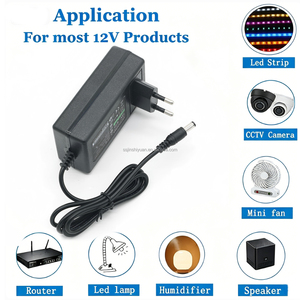 Professioneller Adapter AC 220V zu <span class=keywords><strong>DC12V</strong></span> 5A 60W Europäischer Wandstecker 5A Wandladegerät LED LCD CCTV 12V 60W Schaltnetzteil - Product Image 3