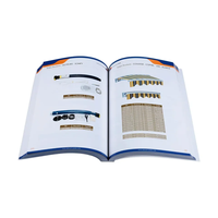 Service d'impression personnalisé professionnel respectueux de l'environnement Papier de conception Mini brochure colorée Livret Catalogue Brochure Impression