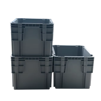 Caisses en maille PP empilables 600*400*280mm, panier de retournement, écologiques, emboîtables pour une solution d'entrepôt gain de place