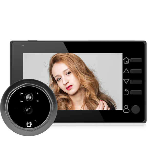 High Quality Q10 Night Vision Door Camera with Monitor 4.3 Inch Digital Doorbell for Residential Danmini Peephole Camera
