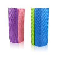 Rouleau en mousse EVA souple pour yoga et Pilates, haute densité, coloré, demi-rond, Fitness, Massage musculaire, écologique