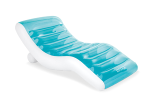 INTEX56874 chaise longue <span class=keywords><strong>gonflable</strong></span> à vague bleue simple pour <span class=keywords><strong>piscine</strong></span> - Product Image 2