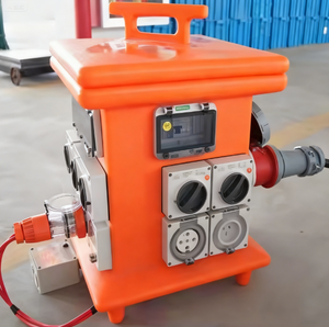 PVC tùy chỉnh xách tay không thấm nước và chống bụi <span class=keywords><strong>IP67</strong></span> công nghiệp điện phân phối hộp Hội Đồng Quản trị với thiết bị chuyển mạch và ổ cắm 3 giai đoạn - Product Image 2