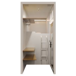 ฝักไม้ไฮเทคทันสมัยสำหรับโรงแรมแคปซูล/หอพักมีไฟ LED และกันเสียงสำหรับห้องนอน - Product Image 4