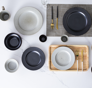 Fabrication d'assiettes en céramique givrées mates en <span class=keywords><strong>terre</strong></span> <span class=keywords><strong>cuite</strong></span> de style japonais-parfaites pour le dîner, la salade, les tasses à dessert - Product Image 3