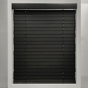 A-OK आधुनिक काले कुशल मोटर अंधा सरल क्षैतिज लकड़ी सूरज छायांकन डिमिंग सुविधाओं में स्मार्ट होम आवश्यक अंतर्निहित है - Product Image 1