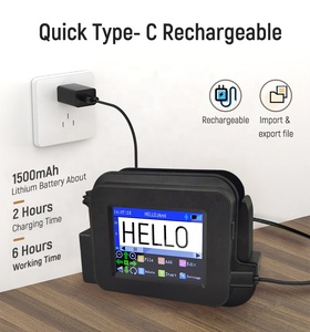 12.7Mm Industriële Draagbare Logo Datum Vervaldatum <span class=keywords><strong>Coder</strong></span> Barcode Tijdstempel Inkjetprinter Met Sneldrogende Permanente Inkt - Product Image 6