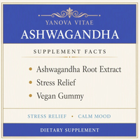Gummies à l'extrait de racine d'ashwagandha pour le soulagement du stress et le soutien de l'humeur apaisante
