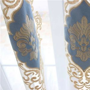 Fábrica al por mayor en línea estilo europeo confeccionado bordado gasa cortinas transparentes - Product Image 3