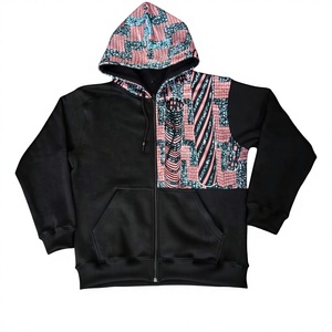 Sudadera con Capucha 100% Algodón con Cierre Completo, Venta al por Mayor, Impresión Personalizada, Admite Diseños Sublimados, Ropa de Invierno - Product Image 1