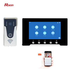 1080P HD WIFI <span class=keywords><strong>video</strong></span> IP65 thông minh chuông cửa màu máy ảnh với <span class=keywords><strong>4</strong></span>-dây màn hình ngoài trời Night Vision <span class=keywords><strong>Video</strong></span> <span class=keywords><strong>intercom</strong></span> cho căn hộ - Product Image 5