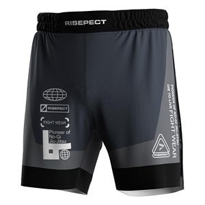 Pantalones Cortos Gladiator Sin Restricciones con Abertura Alta en la Pierna, Transpirables, Elásticos, de Doble Capa, Ideales para Kickboxing y BJJ - Product Image 3