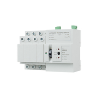 Commutateur de transfert automatique double alimentation 80A, classe PC ATS, avec surveillance de tension et commande manuelle pour alimentation de secours
