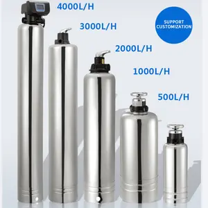 Tutta la casa 4000L/H filtro per l'acqua della bevanda addolcitore d'acqua magnetico valvola automatica trattamento per addolcitore d'acqua in resina con serbatoio di salamoia