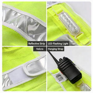 Gilet Riflettente Protettivo OEM/ODM per Manutenzione Ferroviaria, Ispezione e Riparazione d'Emergenza in Materiale Poliestere - Product Image 3