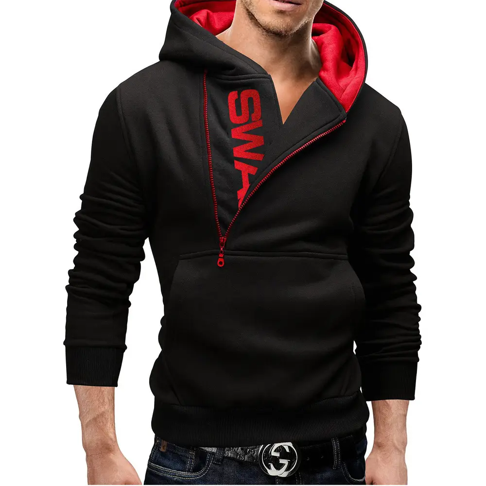 High Quality Cotton Men's Winter Warm Collar Men's Clothing Hoodies Tracksuit Men Fashion Hoodies 6 Colors 6XL