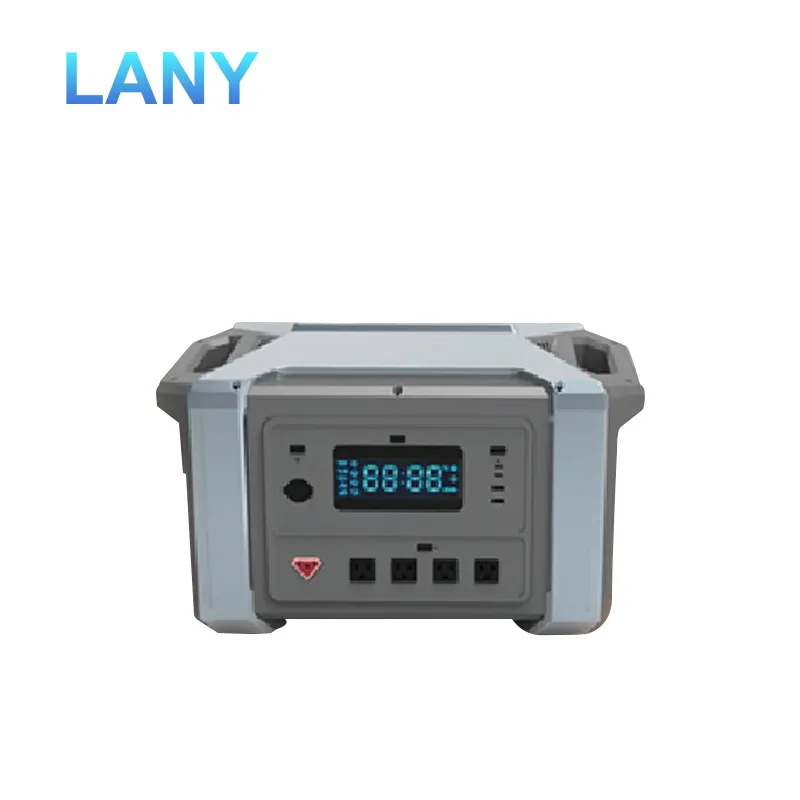 LANY 3000W 출력 0 야외 에너지 Lifepo4 배터리 발전소 휴대용 3000w 발전소 태양열 발전기