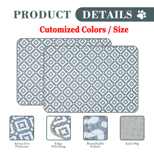 Coussin pipi pour chien lavable <span class=keywords><strong>et</strong></span> matelassé OEM Sous-coussin absorbant antidérapant <span class=keywords><strong>et</strong></span> étanche pour la formation des <span class=keywords><strong>chiots</strong></span> Tapis de lit <span class=keywords><strong>et</strong></span> de chaise Protection - Product Image 2