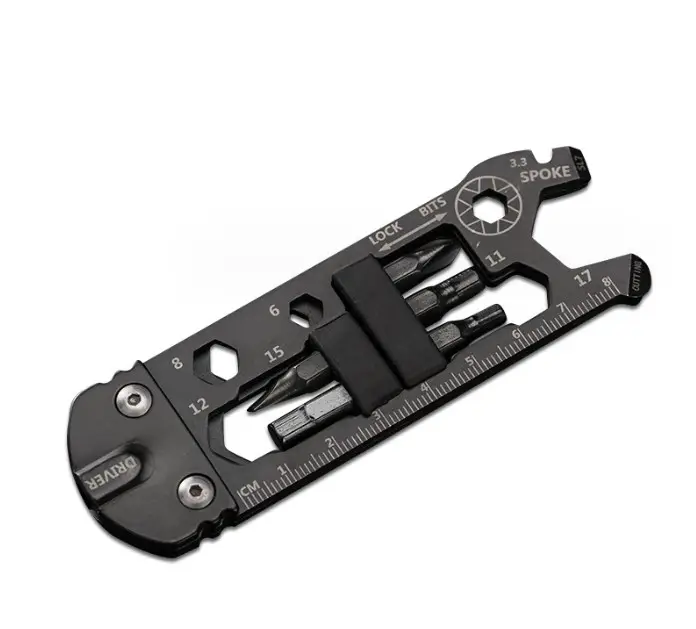 Multifunctional Tools Outdoor EDC Tools Screwdriver Slotted Phillips Hex Wrench Spanner Scale