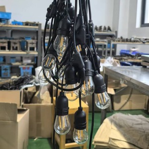 E27 <b>Led</b> <b>Light</b> Strings Waterproof Outdoor Hanging Lamp S14 Plastic Body 10A 16A Ce Certified For Export - Product Image 1
