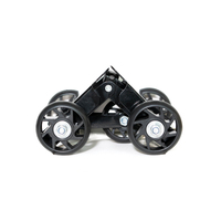 Dispositif de remorquage mobile pour moto Booster de véhicule électrique Pneu à plat Roue d'urgence universelle Blowout Auto-Rescue Roue d'urgence