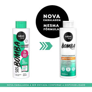 Salon Line SOS Antiqueda balsamo pompa 300Ml anticall condizionatore 10.1FlOz - Product Image 2
