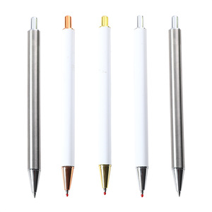 <span class=keywords><strong>Bolígrafo</strong></span> <span class=keywords><strong>de</strong></span> <span class=keywords><strong>Gel</strong></span> <span class=keywords><strong>de</strong></span> Lujo 2026, <span class=keywords><strong>Blanco</strong></span>, con Punta <span class=keywords><strong>de</strong></span> Bala, <span class=keywords><strong>de</strong></span> Acero Inoxidable, Retráctil, Personalizable con Logotipo - Product Image 3