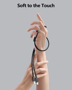 Cable USB C de Fábrica con Certificación CE RoHS, 100W 5A, Cable de Carga Rápida de Silicona, Cable de Transferencia de Datos Multifunción, Ladekabel para Teléfono y Automóvil - Product Image 4