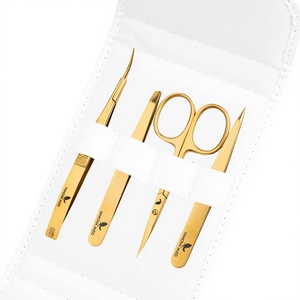 Ciseaux professionnels japonais sur mesure en acier inoxydable, tranchants et durables, pour la coupe des cuticules et des ongles, courbés, pour droitiers - Product Image 1