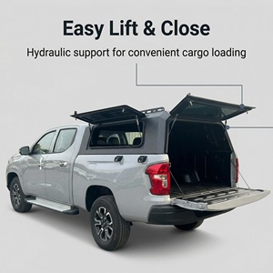 Toyota HILUX 2016-2023ฝาปิดแบบแข็งฝากันน้ำสองชั้นอลูมิเนียมล็อคกีฬากระโจมฝาครอบ tonneau - Product Image 4