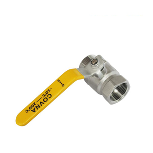 COVNA DN50 2 Pulgadas 2 Vías 2PC Roscado NPT 1000 WOG Acero Galvanizado Válvula de Bola Operada con Palanca UPVC/Latón/Acero Inoxidable - Product Image 5