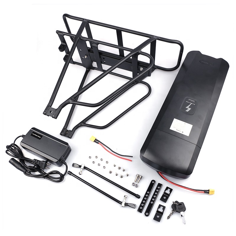 Аккумуляторный задний аккумулятор Ebike, 48 в 17,5 Ач, с вешалкой для багажа, задний фонарь, зарядка через USB-порт, для Австралии, ЕС, США, Великобритании, 54 в