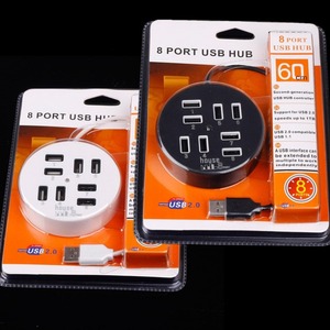 House 8 Port <b>Usb</b> Hub Circular <b>Usb</b> <b>2.0</b> For Laptop Desktop With 1tb Support - Product Image 1